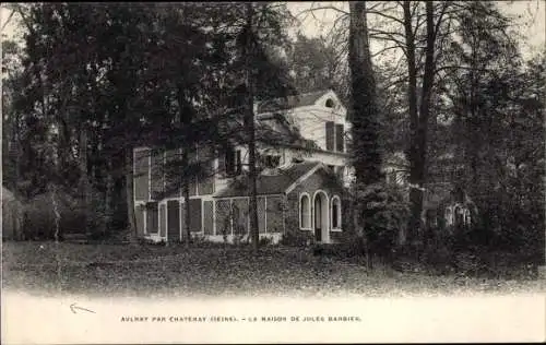 Ak Aulnay sous Bois Seine Saint Denis, La Maison de Jules Barbier