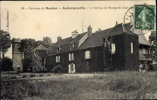 Ak Aubergenville Yvelines, Le Chateau de Montgarde