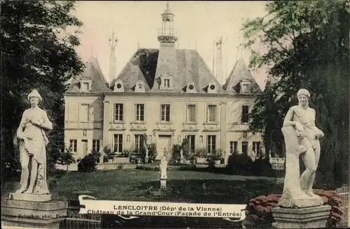 Ak Lencloitre Vienne, Chateau de la Grand' Cour
