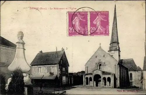 Ak Dangu Eure, Le Monument, L'Eglise