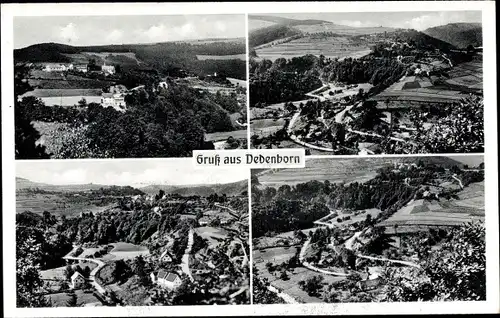 Ak Dedenborn Simmerath in der Eifel, Panorama