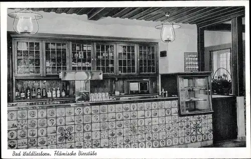 Ak Bad Waldliesborn Lippstadt in Westfalen, Flämische Bierstube