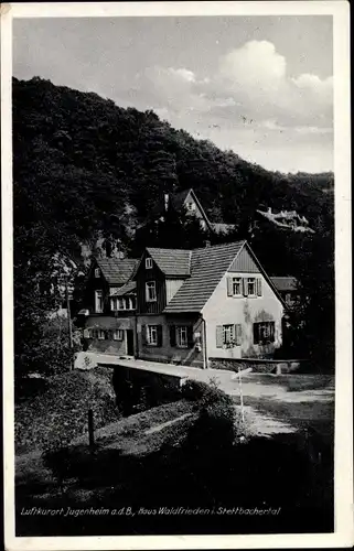 Ak Jugenheim an der Bergstrasse Hessen, Haus Waldfrieden