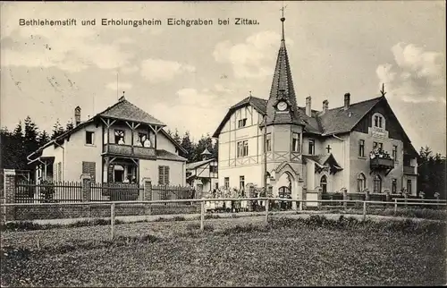 Ak Eichgraben Zittau in Sachsen, Betlehemstift, Erholungsheim Eichgraben