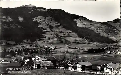 Ak Bichling Westendorf in Tirol, Blick auf den Ort mit Hoher Salve