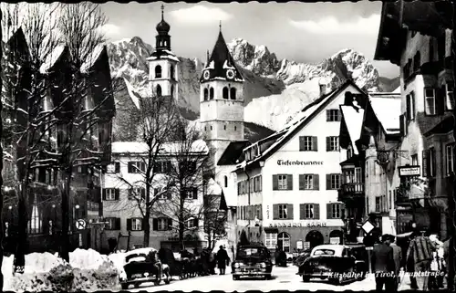 Ak Kitzbühel in Tirol, Hauptstraße, Tiefenbrunner, Gasthaus Goldene Gans