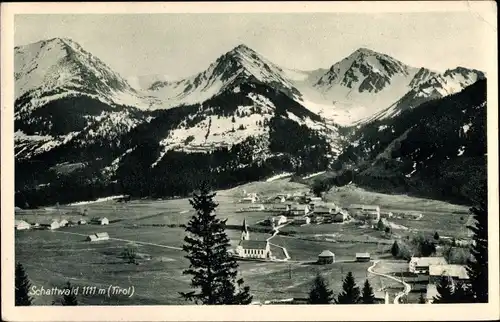 Ak Schattwald in Tirol, Gesamtansicht