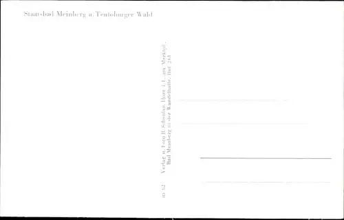 Ak Bad Meinberg am Teutoburger Wald, Berggarten
