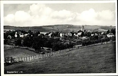 Ak Breckerfeld in Westfalen, Panorama vom Ort