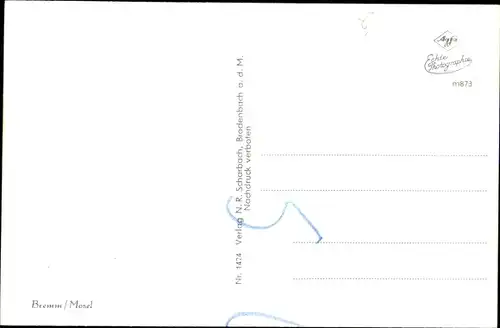 Ak Bremm an der Mosel, Gesamtansicht
