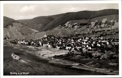 Ak Bruttig Fankel an der Mosel, Panorama