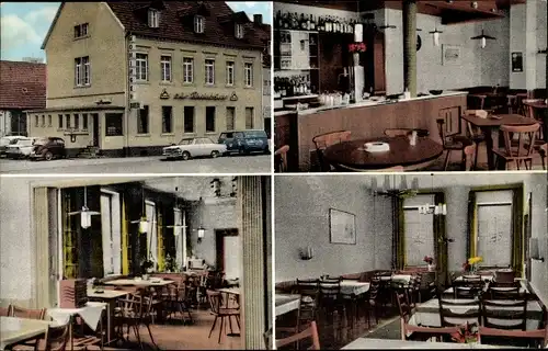 Ak Knielingen Karlsruhe in Baden Württemberg, Restaurant Zur Rheinbrücke, Rheinbrückenstr. 25