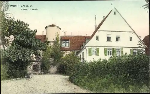 Ak Wimpfen am Berg Bad Wimpfen am Neckar, Mathildenbad