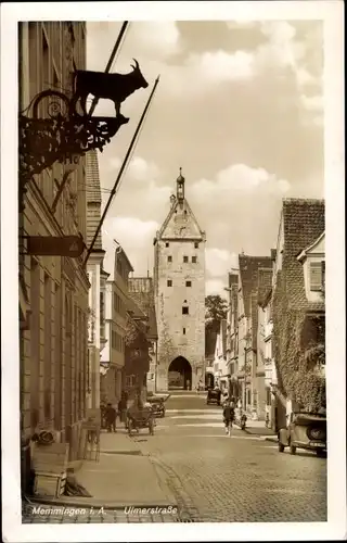 Ak Memmingen in Schwaben, Ulmerstraße, Tor