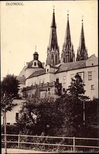 Ak Olomouc Olmütz Stadt, Kirche, Kirchtürme