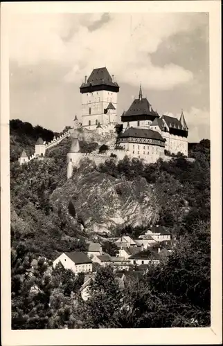 Ak Karlštejn Karlstein Mittelböhmen, Hrad, Burg