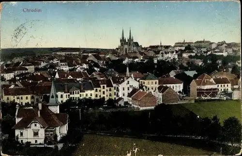 Ak Chrudim Region Pardubice, Gesamtansicht