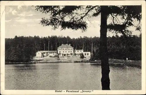 Ak Jevany Jewan Mittelböhmen, Hotel Pensionat Jevany