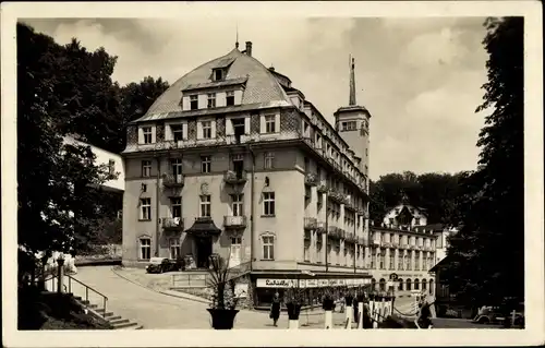 Ak Janské Lázně Johannisbad Region Königgrätz, Teilansicht, Kurhaus