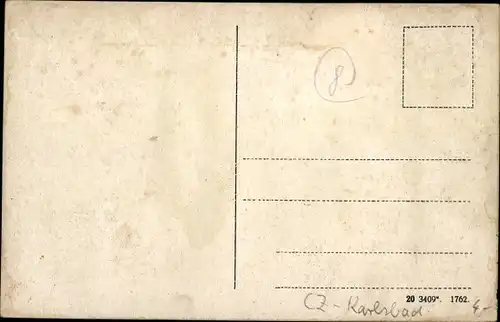 Ak Karlovy Vary Karlsbad Stadt, Gesamtansicht