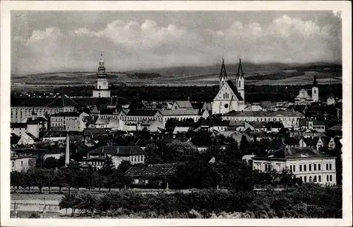 Ak Kroměříž Kremsier Region Zlin, Totalansicht, Celkovy pohled