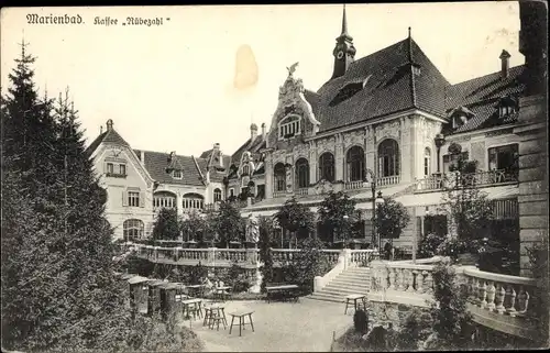 Ak Mariánské Lázně Marienbad Region Karlsbad, Kaffee Rübezahl