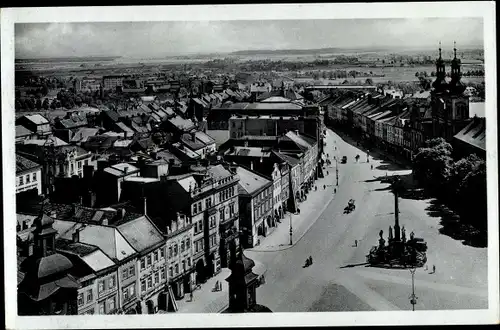 Ak Hradec Králové Königgrätz Stadt, Teilansicht der Stadt