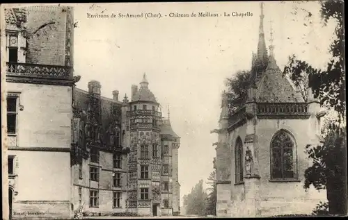 Ak Meillant Cher, Le Chateau, La Chapelle