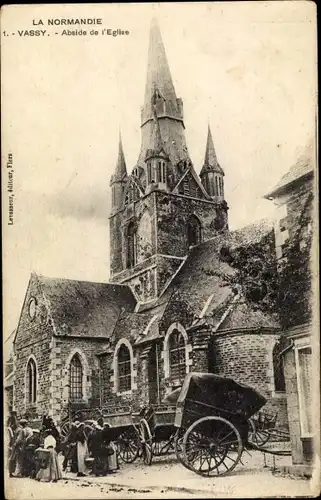 Ak Vassy Calvados, Abside de l'Eglise