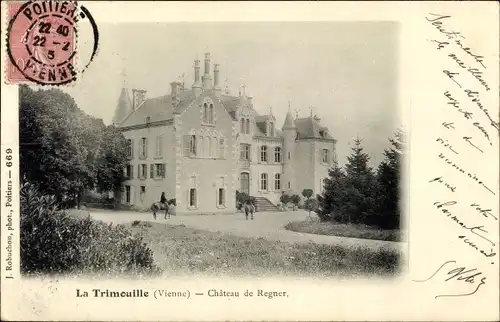 Ak La Trimouille Vienne, Chateau de Regner