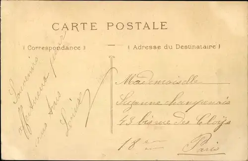 Ak Civray Vienne, Le Pont