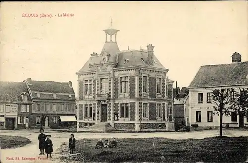 Ak Écouis Eure, La Mairie