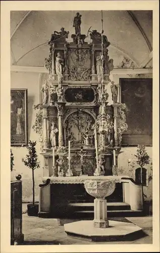 Ak Neustadt in Holstein, Kirche, Altar