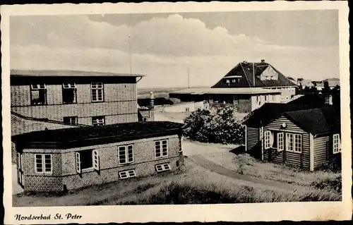 Ak Nordseebad Sankt Peter Ording, Kuranstalt Goldene Schlüssel, Inh. Dres. R. u. F. Felten