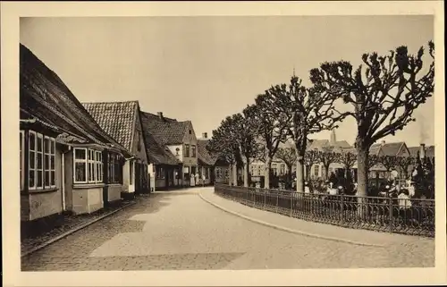 Ak Holm Schleswig an der Schlei, Süd Holm, Straßenansicht