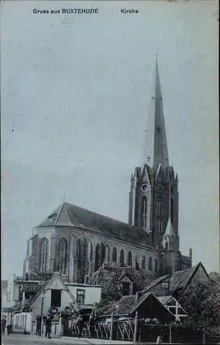 Ak Buxtehude in Niedersachsen, Kirche