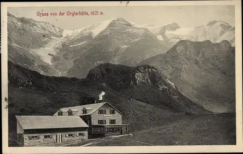 Ak Salzburg Österreich, Orglerhütte, Kaprunertal, Wasserfallboden, Stengel