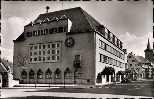 Ak Villingen Schwenningen im Schwarzwald, Rathaus