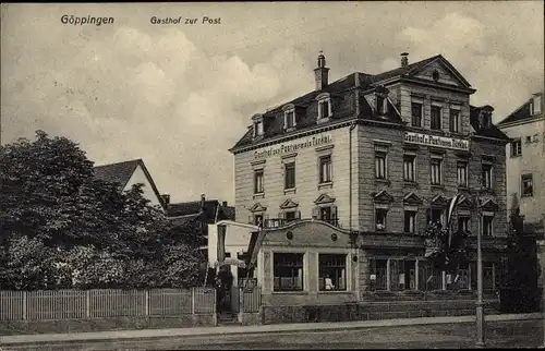 Ak Göppingen in Baden Württemberg, Gasthof zur Post, Gasthof Türkei