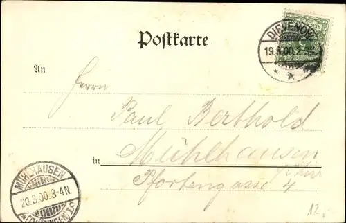 Ak Dziwnów Ost Dievenow in Pommern, Strandpartie, Beutel's Restaurant All Heil