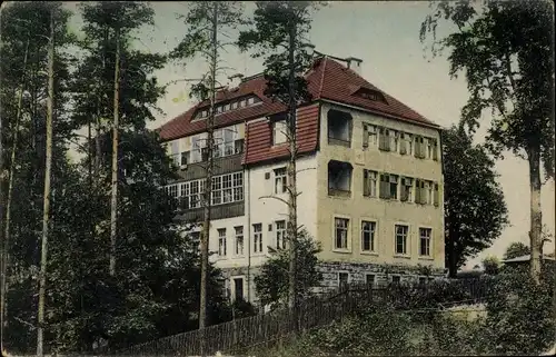 Ak Hohnstein in der Sächsischen Schweiz, Bezirkserholungsheim der unteren Postbeamten