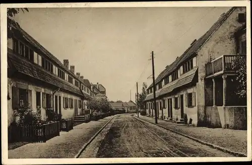 Ak Dresden Nord Hellerau, Am grünen Zipfel, Unterer Teil