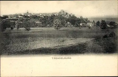 Ak Trendelburg Hessen, Panoramaansicht von Ortschaft