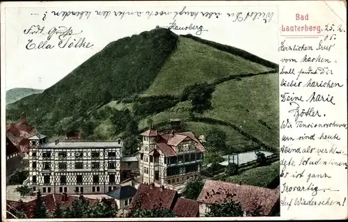 Ak Bad Lauterberg im Harz, Teilansicht der Ortschaft