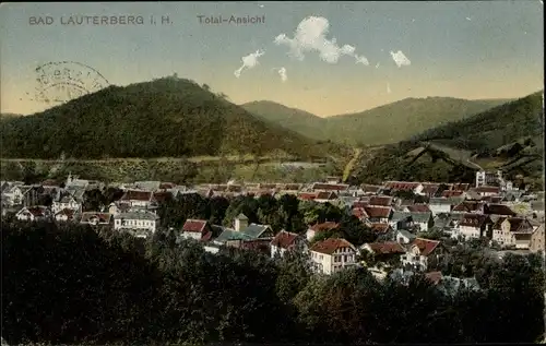 Ak Bad Lauterberg im Harz, Totalansicht von der Stadt