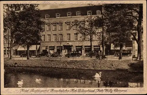 Ak Düsseldorf am Rhein, Hotel Restaurant Zweibrücker Hof, Inh. Willy Clemens