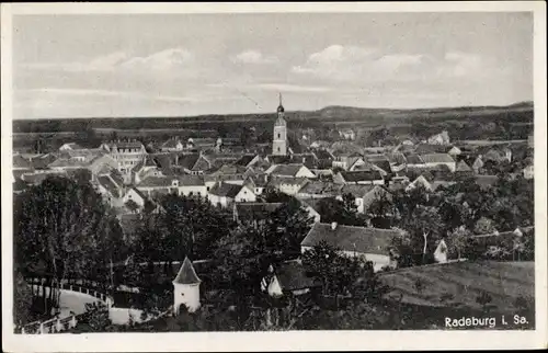 Ak Radeburg in Sachsen, Panoramablick auf die Stadt