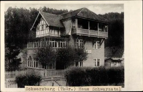 Ak Schwarzburg in Thüringen, Haus Schwarzatal