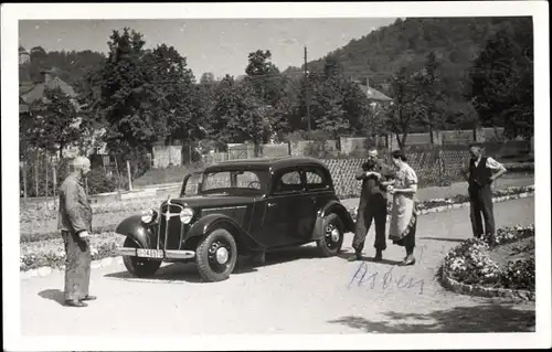 Foto Ak Radebeul in Sachsen, Ortspartie, Auto, Kennzeichen 148970