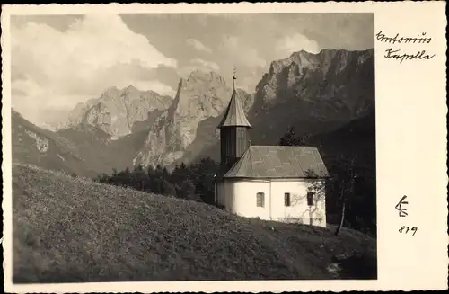 Ak Ebbs in Tirol, St. Antoniuskapelle im Kaisertal